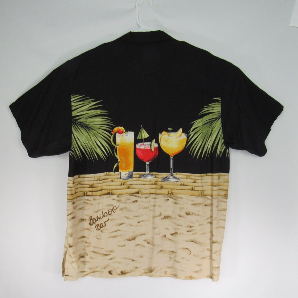 Luau Hawaiian Shirt Tropical Drinks Men’s Size XL - Picture 6 of 9